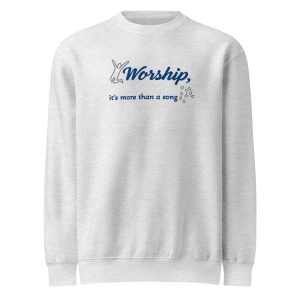 More Than a Song Blue Crewneck